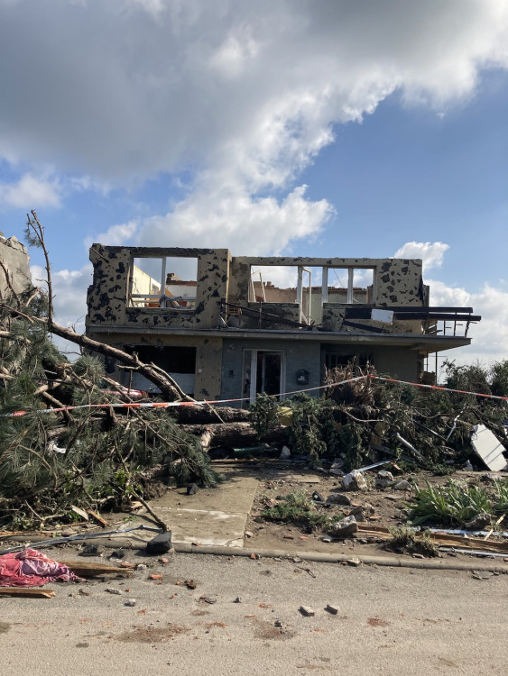 Následky řádění tornáda na Břeclavsku a Hodonínsku