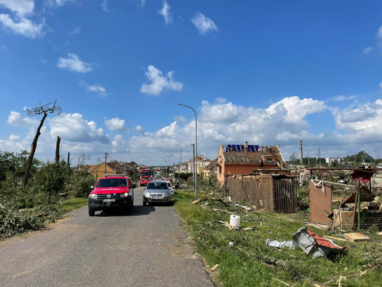 Následky řádění tornáda na Břeclavsku a Hodonínsku