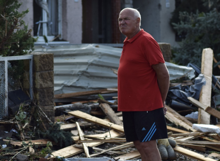  Následky řádění tornáda na Břeclavsku a Hodonínsku