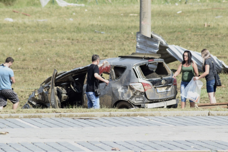 Následky řádění tornáda na Břeclavsku a Hodonínsku