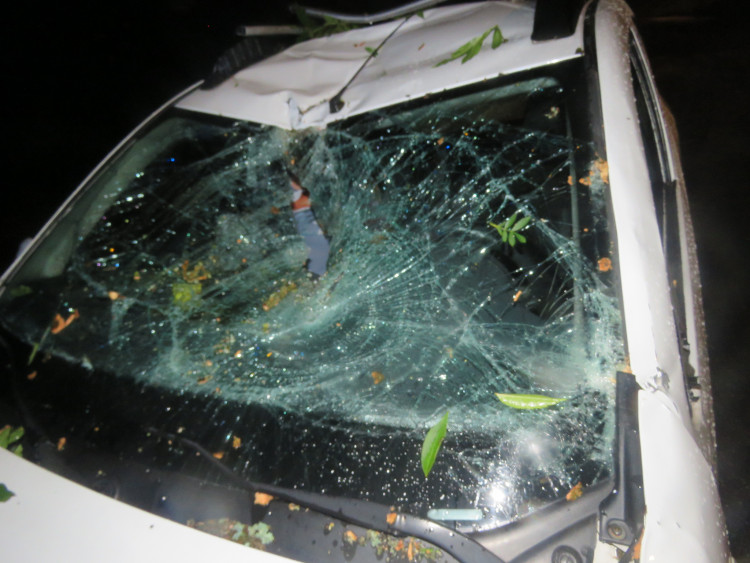 Noční bouřka na Vysočině a odklízení následků, 30.6.2021