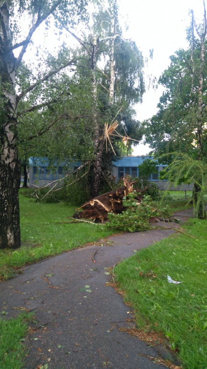 Přes Budějce se prohnala silná bouře