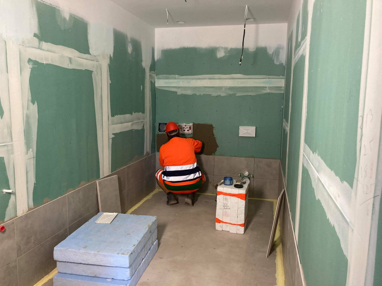 GALERIE: Stavba sportovní haly Pouchov v Hradci Králové