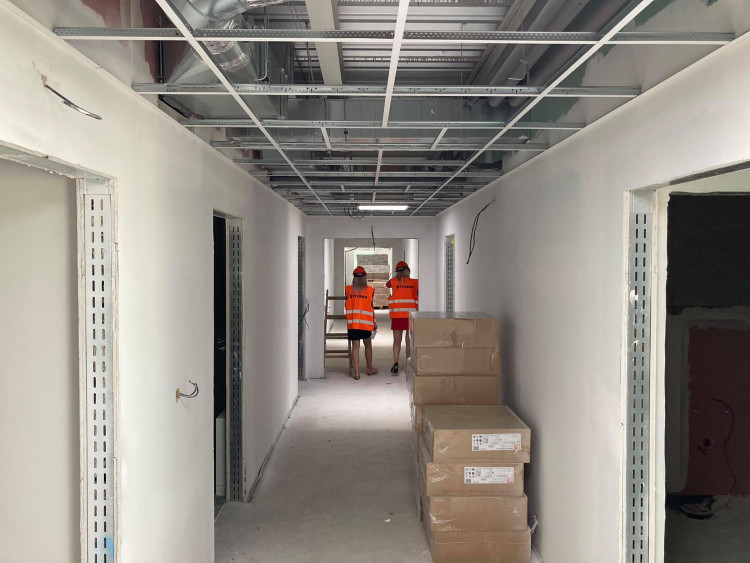 GALERIE: Stavba sportovní haly Pouchov v Hradci Králové