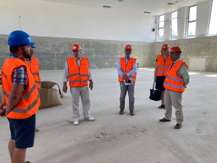 GALERIE: Stavba sportovní haly Pouchov v Hradci Králové