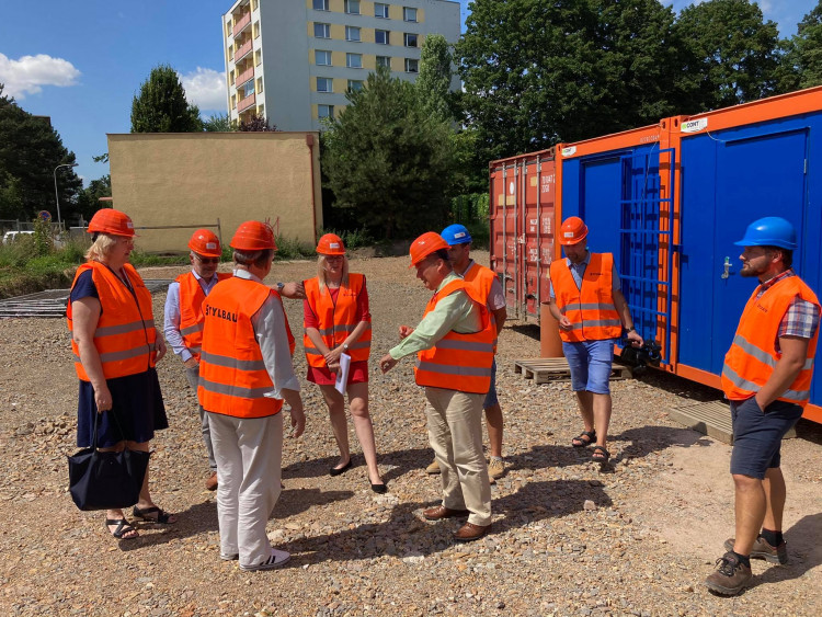 GALERIE: Stavba sportovní haly Pouchov v Hradci Králové