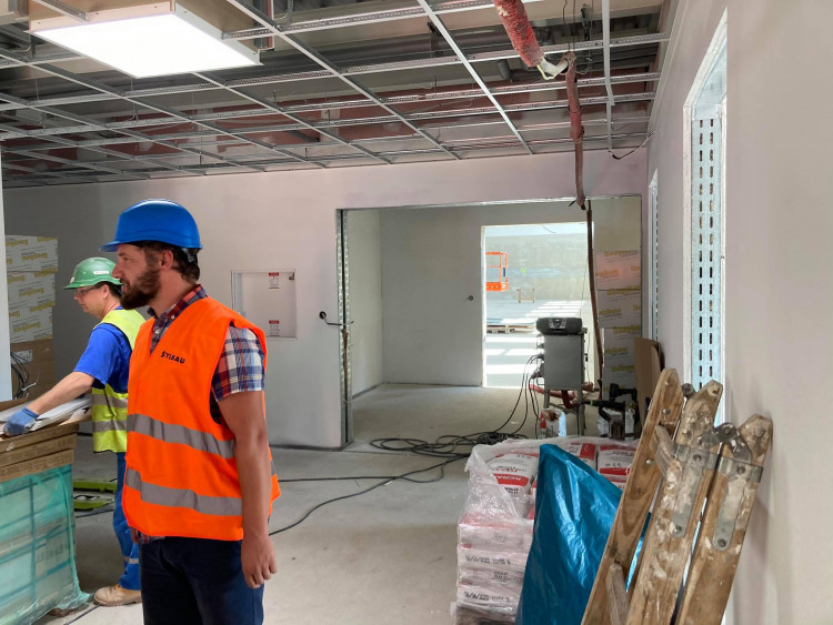 GALERIE: Stavba sportovní haly Pouchov v Hradci Králové