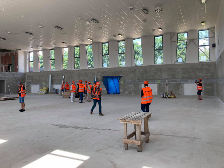 GALERIE: Stavba sportovní haly Pouchov v Hradci Králové