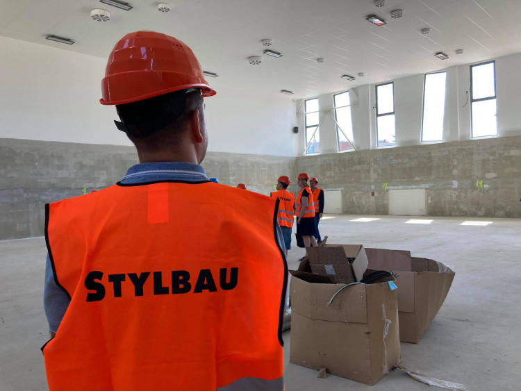 GALERIE: Stavba sportovní haly Pouchov v Hradci Králové