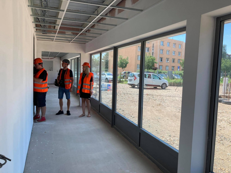 GALERIE: Stavba sportovní haly Pouchov v Hradci Králové