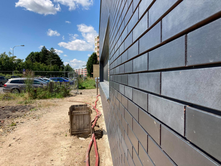 GALERIE: Stavba sportovní haly Pouchov v Hradci Králové