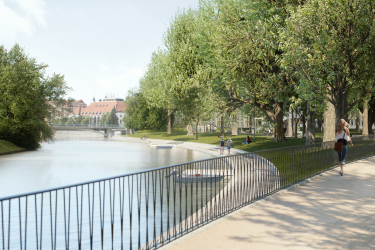 Vizualizace parku Dukelská.