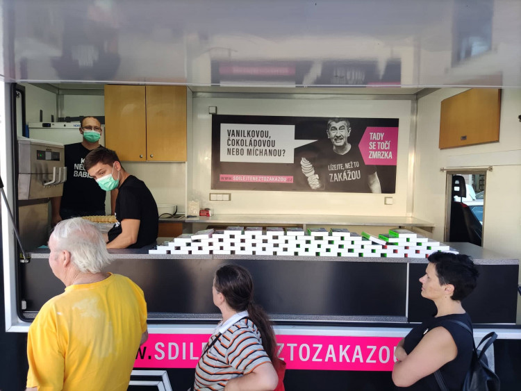 Andrej Babiš, kampaň v Jihlavě