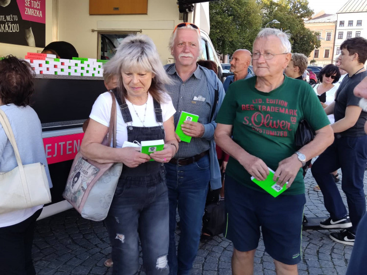 Andrej Babiš, kampaň v Jihlavě