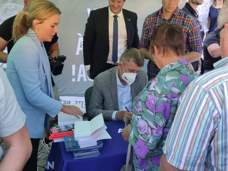 Andrej Babiš, kampaň v Jihlavě