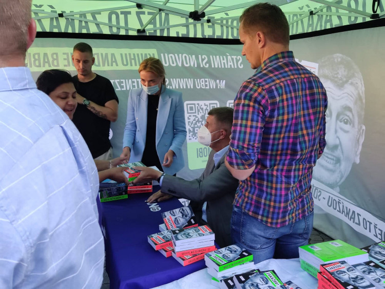 Andrej Babiš, kampaň v Jihlavě