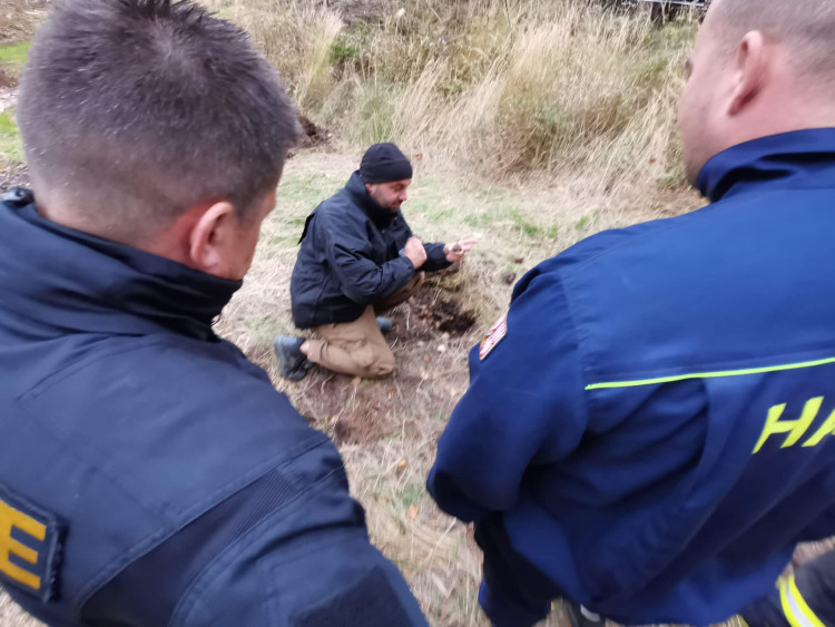 Likvidace válečné munice u Nového Města na Moravě