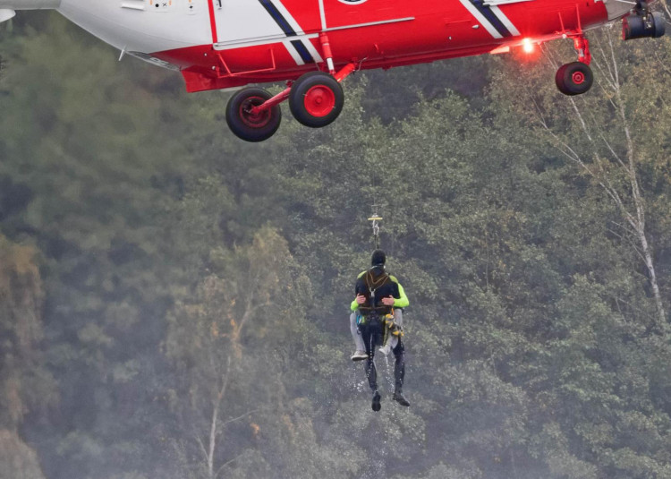 FOTOGALERIE: Zásah proti střelci, policejní cvičení na Ostende