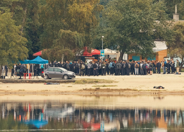 FOTOGALERIE: Zásah proti střelci, policejní cvičení na Ostende