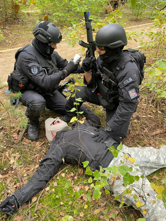 FOTOGALERIE: Zásah proti střelci, policejní cvičení na Ostende