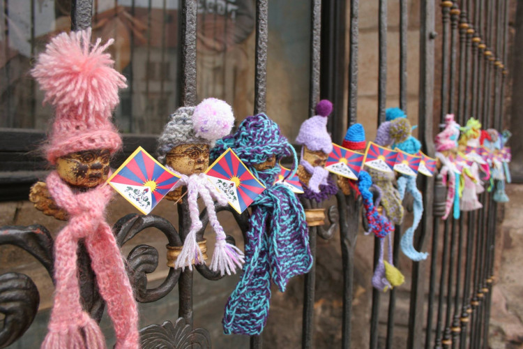 V březnu 2016 andělíčci připomněli výročí tibetského povstání, foto: Měsíční záře