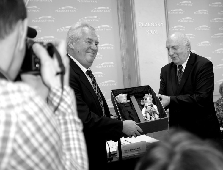 FOTOGALERIE: Prezident Miloš Zeman v Plzeňském kraji