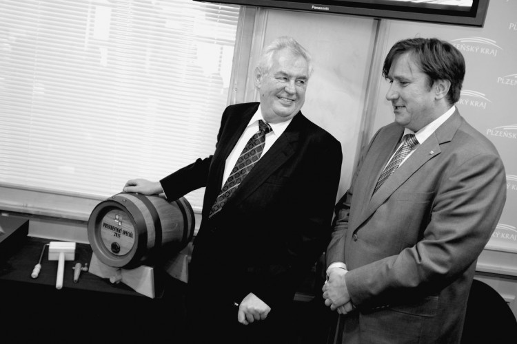 FOTOGALERIE: Prezident Miloš Zeman v Plzeňském kraji