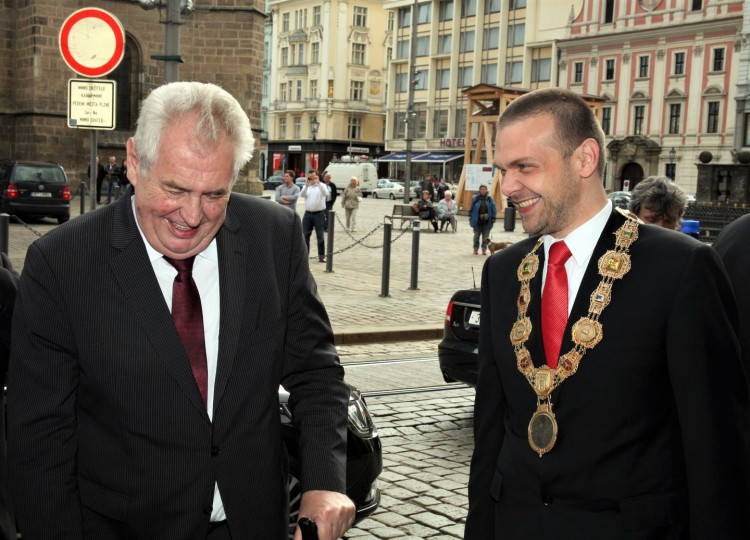 FOTOGALERIE: Prezident Miloš Zeman v Plzeňském kraji