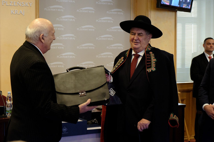 FOTOGALERIE: Prezident Miloš Zeman v Plzeňském kraji