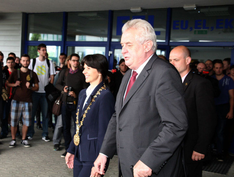 FOTOGALERIE: Prezident Miloš Zeman v Plzeňském kraji