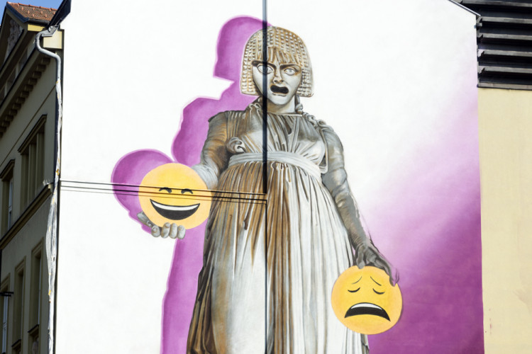 Street Art: Velkoplošné malby ozvláštnily fasády v centru Olomouce i v areálu vysokoškolských kolejí