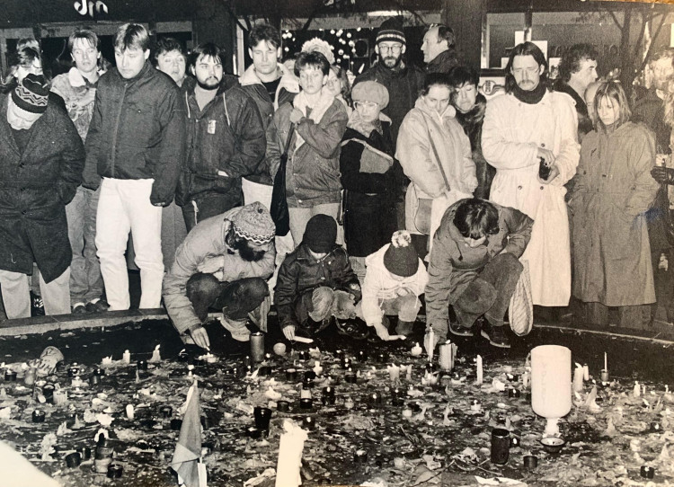 FOTOGALERIE: Sametová revoluce objektivem Richarda Beneše