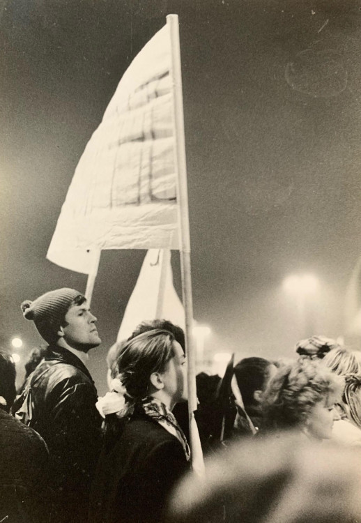 FOTOGALERIE: Sametová revoluce objektivem Richarda Beneše