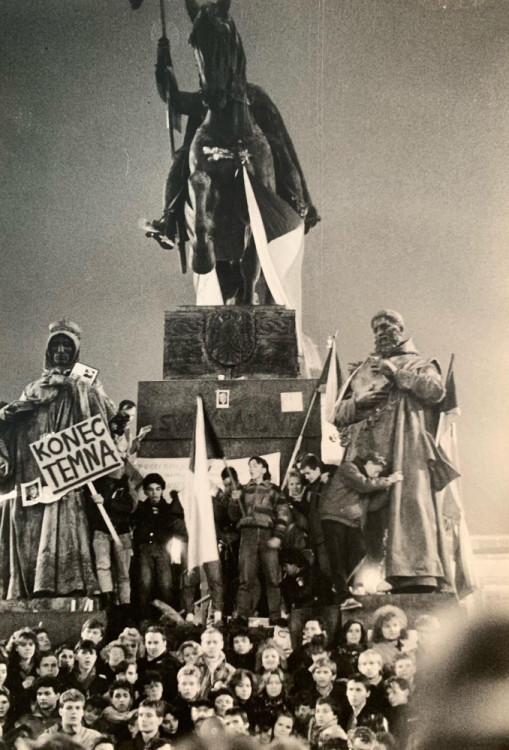 FOTOGALERIE: Sametová revoluce objektivem Richarda Beneše