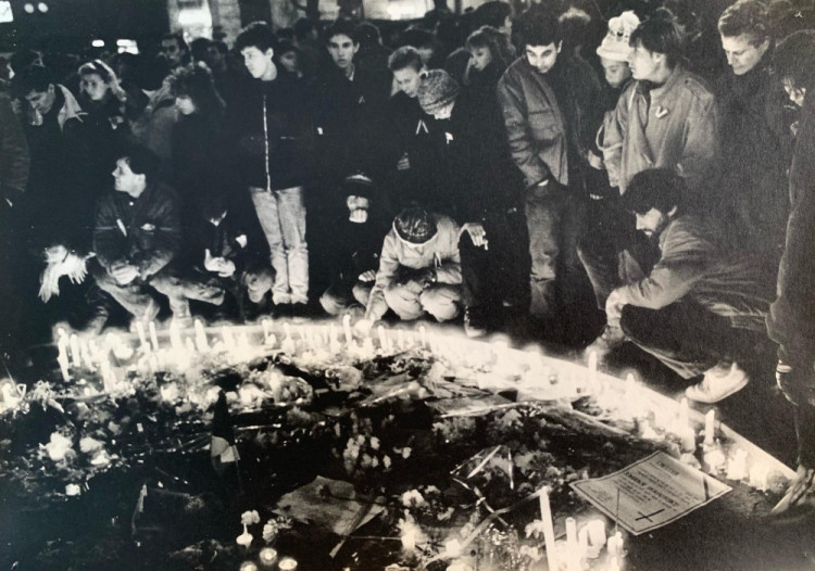 FOTOGALERIE: Sametová revoluce objektivem Richarda Beneše