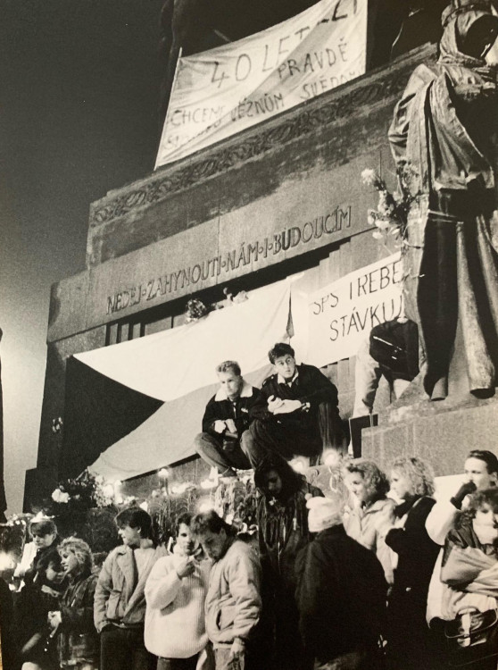 FOTOGALERIE: Sametová revoluce objektivem Richarda Beneše