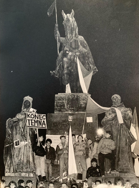 FOTOGALERIE: Sametová revoluce objektivem Richarda Beneše