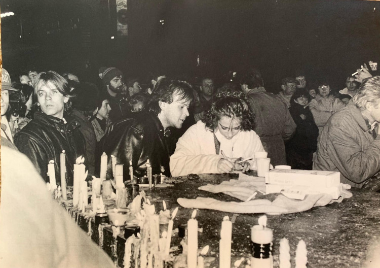 FOTOGALERIE: Sametová revoluce objektivem Richarda Beneše