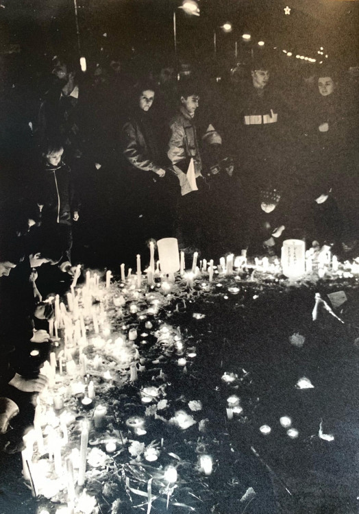 FOTOGALERIE: Sametová revoluce objektivem Richarda Beneše