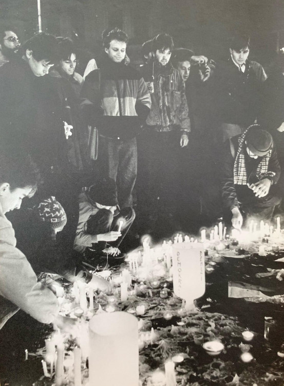 FOTOGALERIE: Sametová revoluce objektivem Richarda Beneše