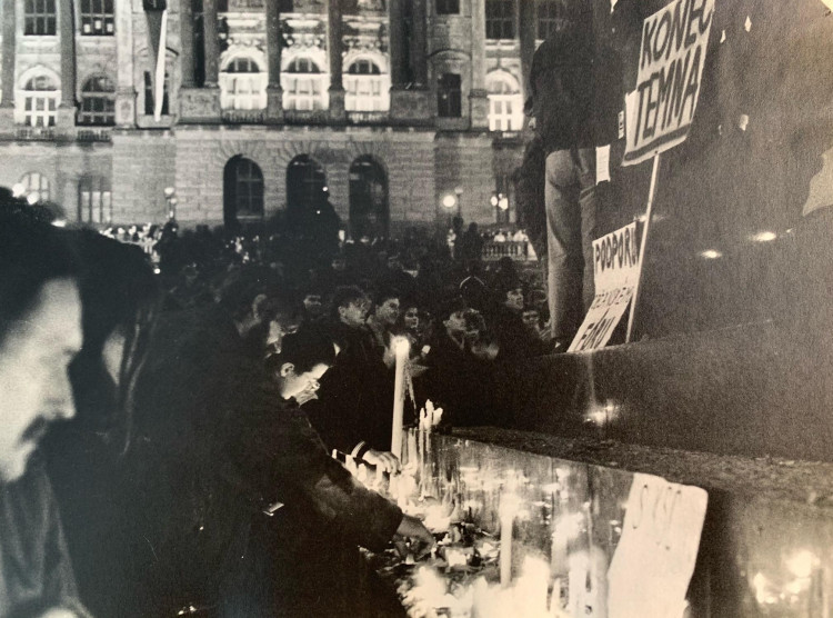 FOTOGALERIE: Sametová revoluce objektivem Richarda Beneše