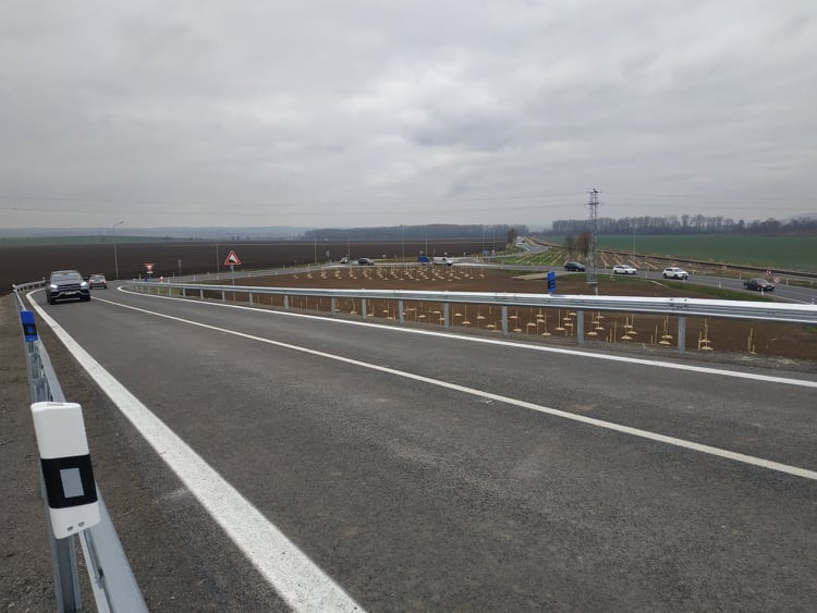 FOTOGALERIE: Severní obchvat Prostějova v provozu