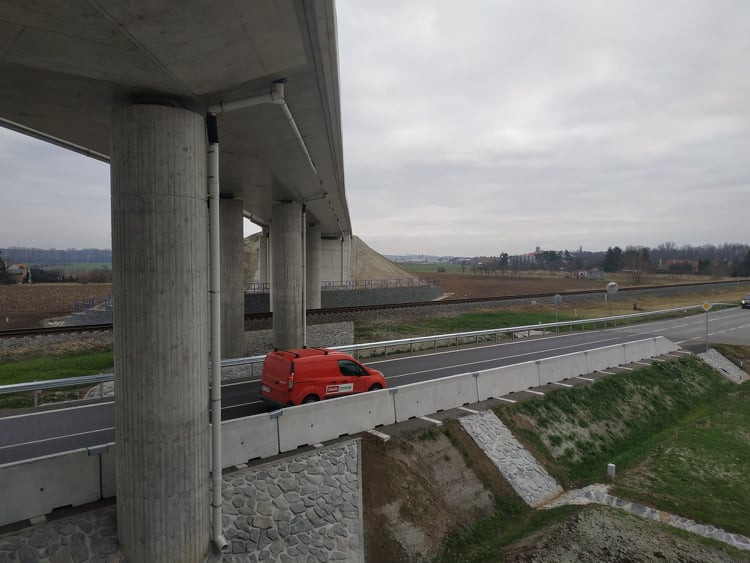 FOTOGALERIE: Severní obchvat Prostějova v provozu
