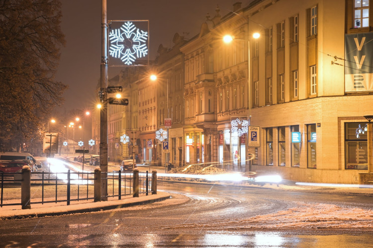 Vánočně osvícený Hradec Králové 2021 | foto: Zdeněk Puš