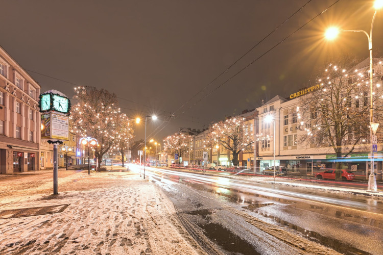 Vánočně osvícený Hradec Králové 2021 | foto: Zdeněk Puš