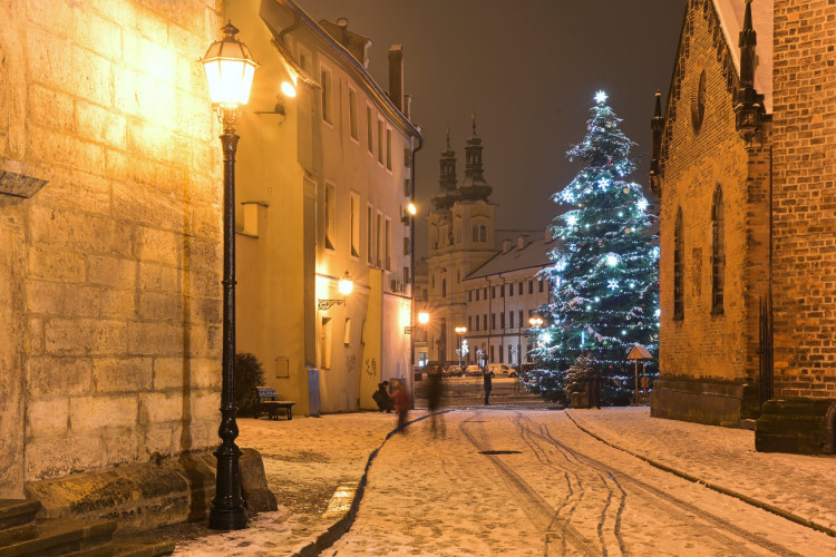 Vánočně osvícený Hradec Králové 2021 | foto: Zdeněk Puš