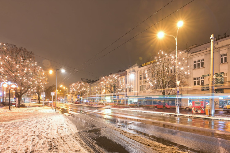 Vánočně osvícený Hradec Králové 2021 | foto: Zdeněk Puš