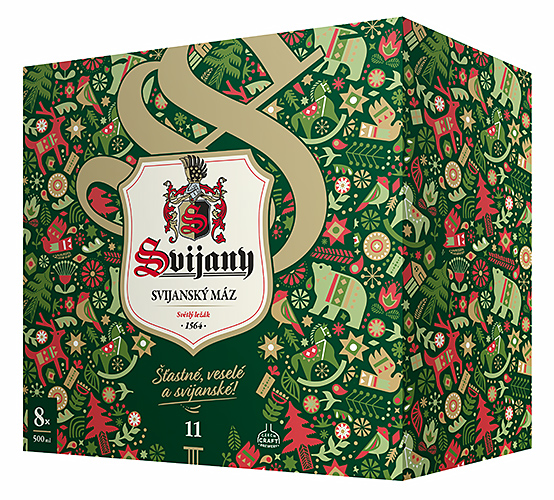 Vánoční balení piv Svijany
