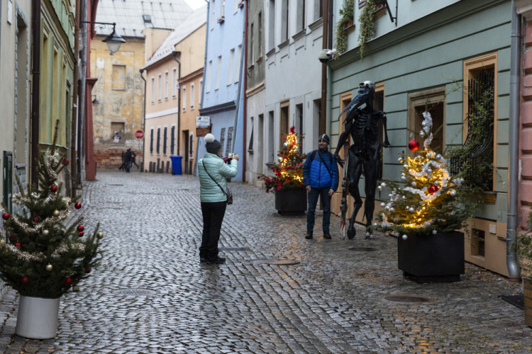 Vánoční ulička v centru