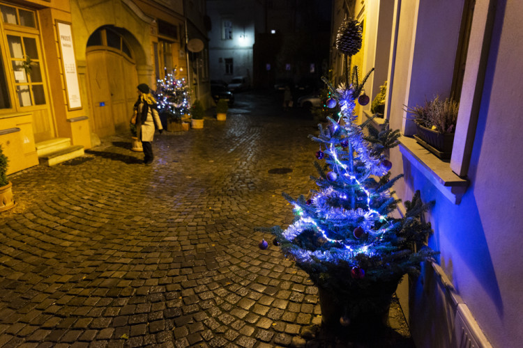 Vánoční ulička v centru